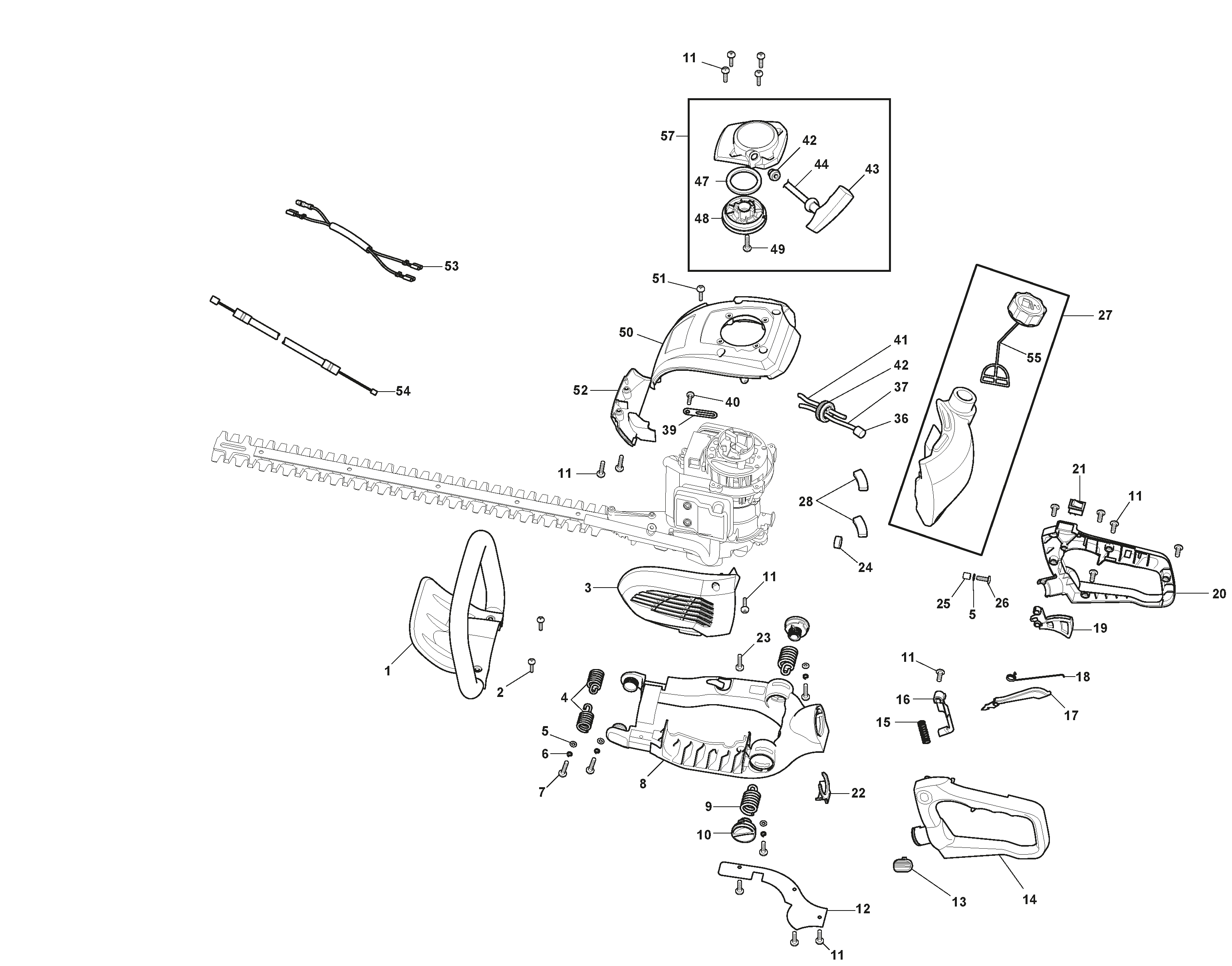 Mountfield MHJ2424 252900003/M10 Handle/Transmission Spares