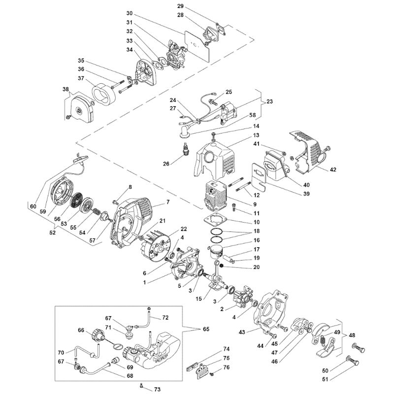 Mountfield MHM2630 251475003/MO9 Engine Spares