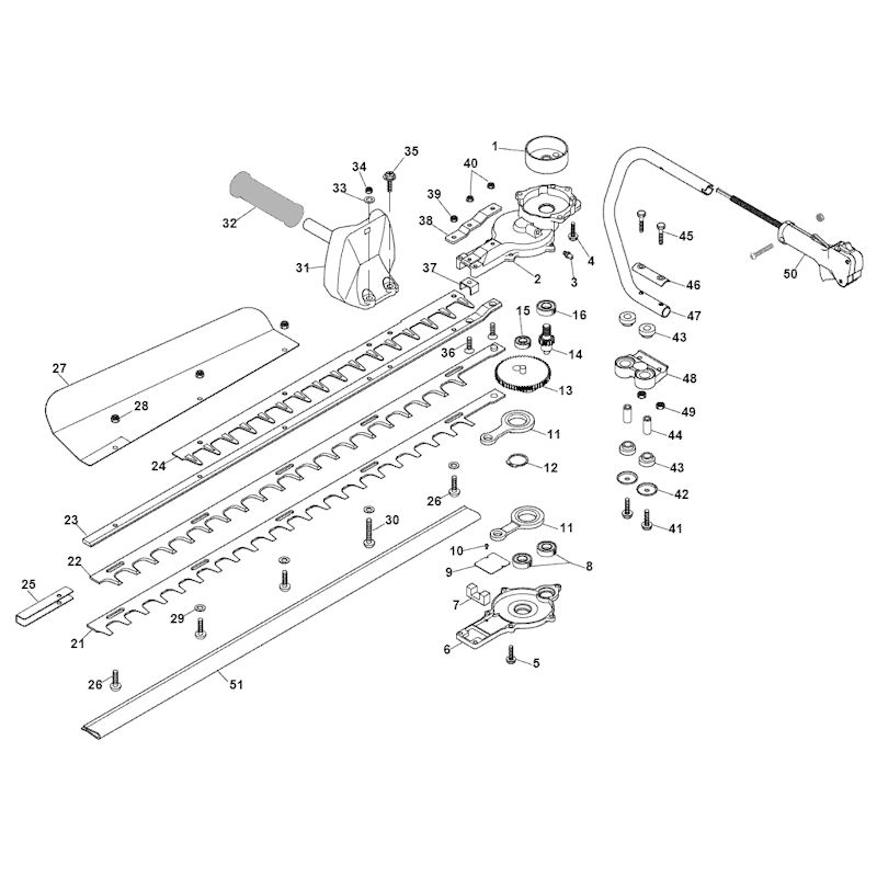 Mountfield MHM2630 251475003/MO9 Cutting Unit Spares