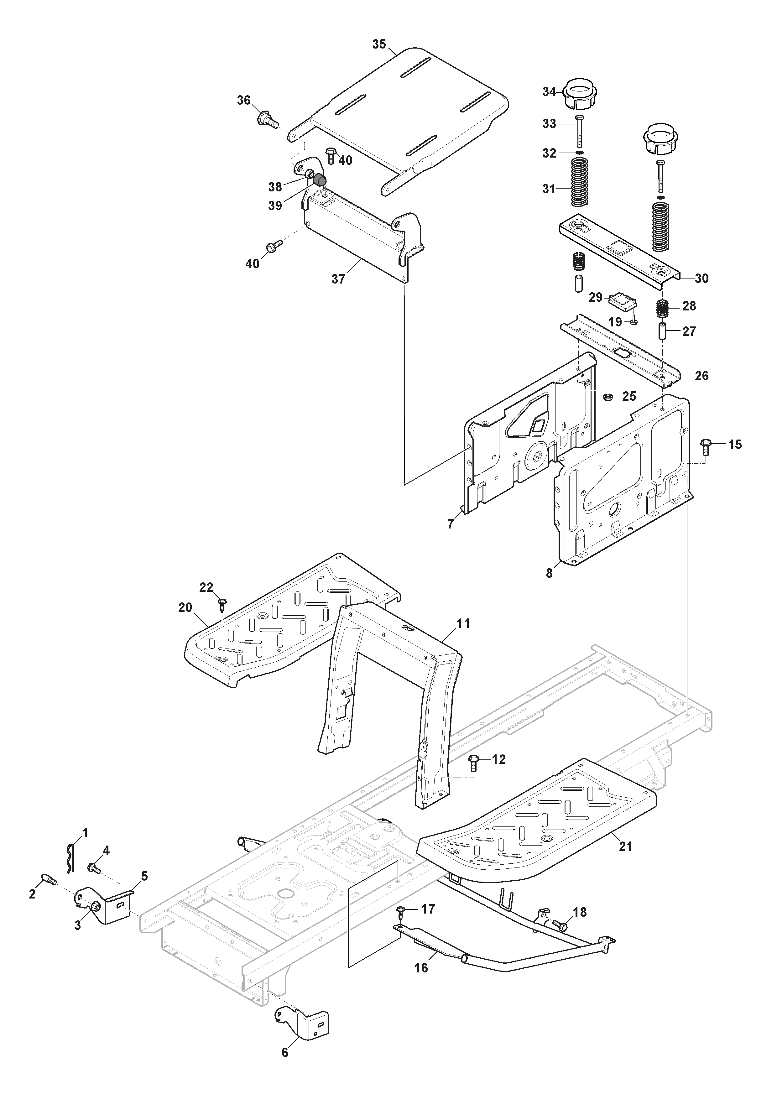 MTF 108H SD - Frame - ABS Aesthetic Parts