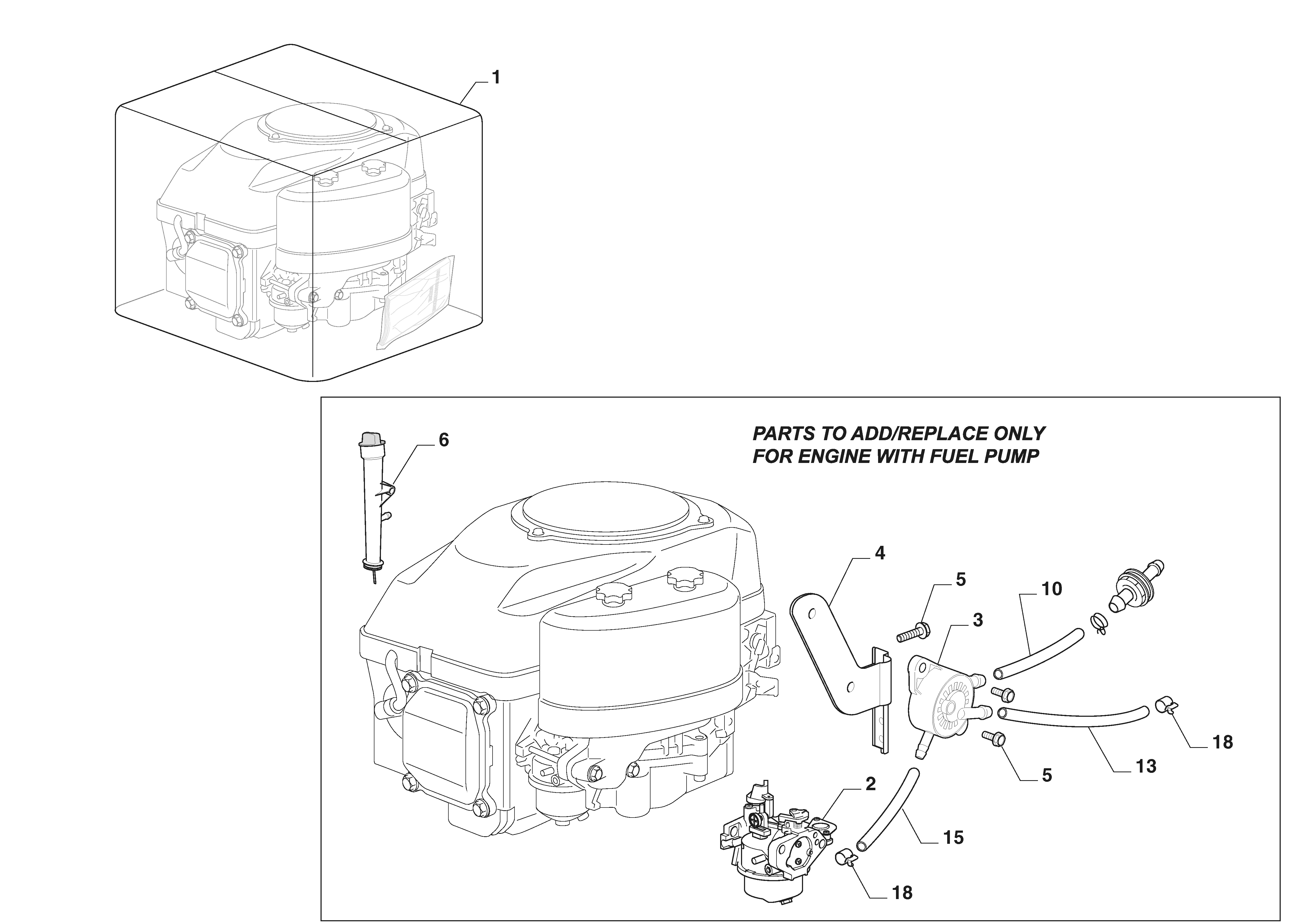 MTF 108H SD - Engine, Fuel Pump