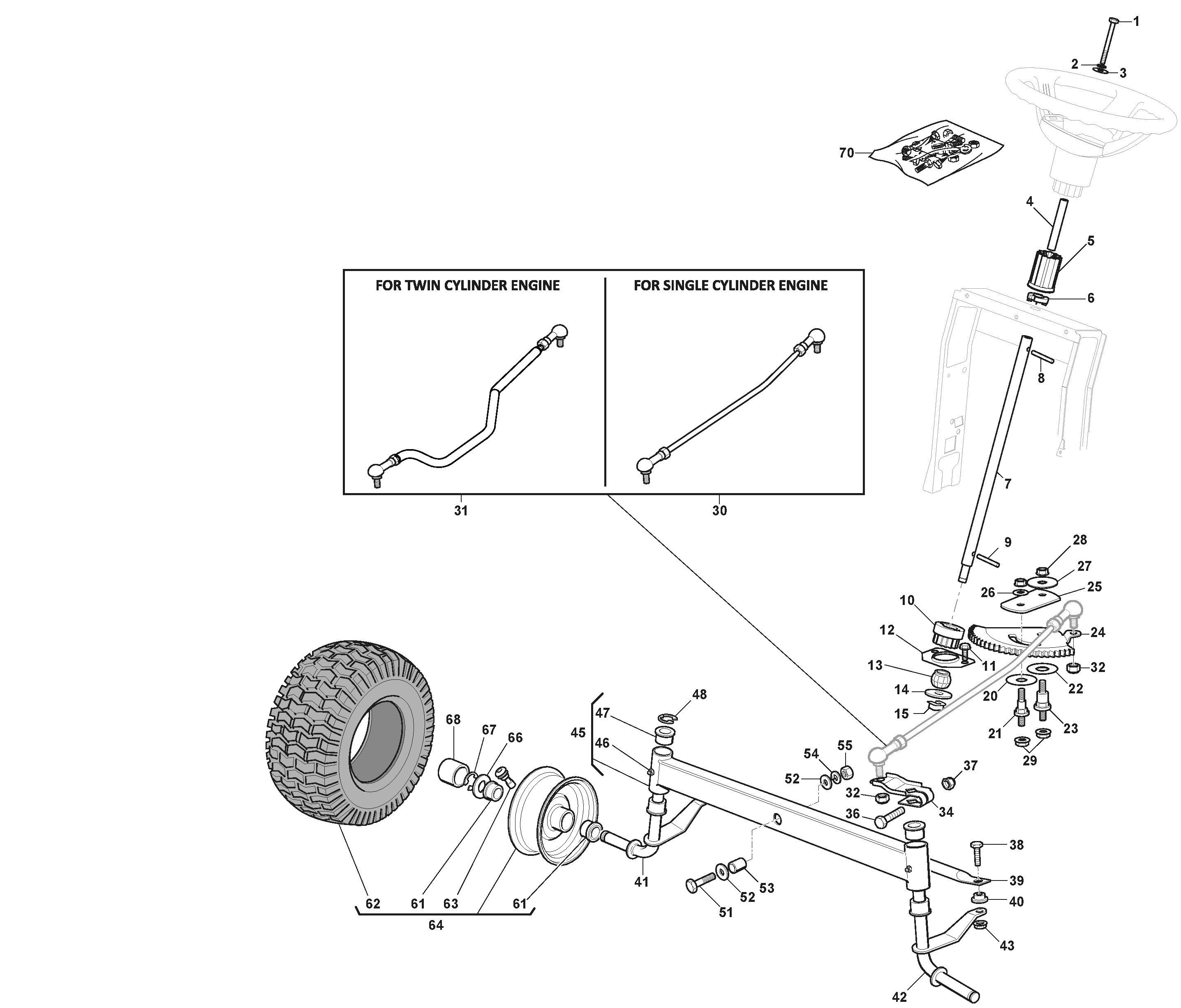 MTF 108H SD - Steering