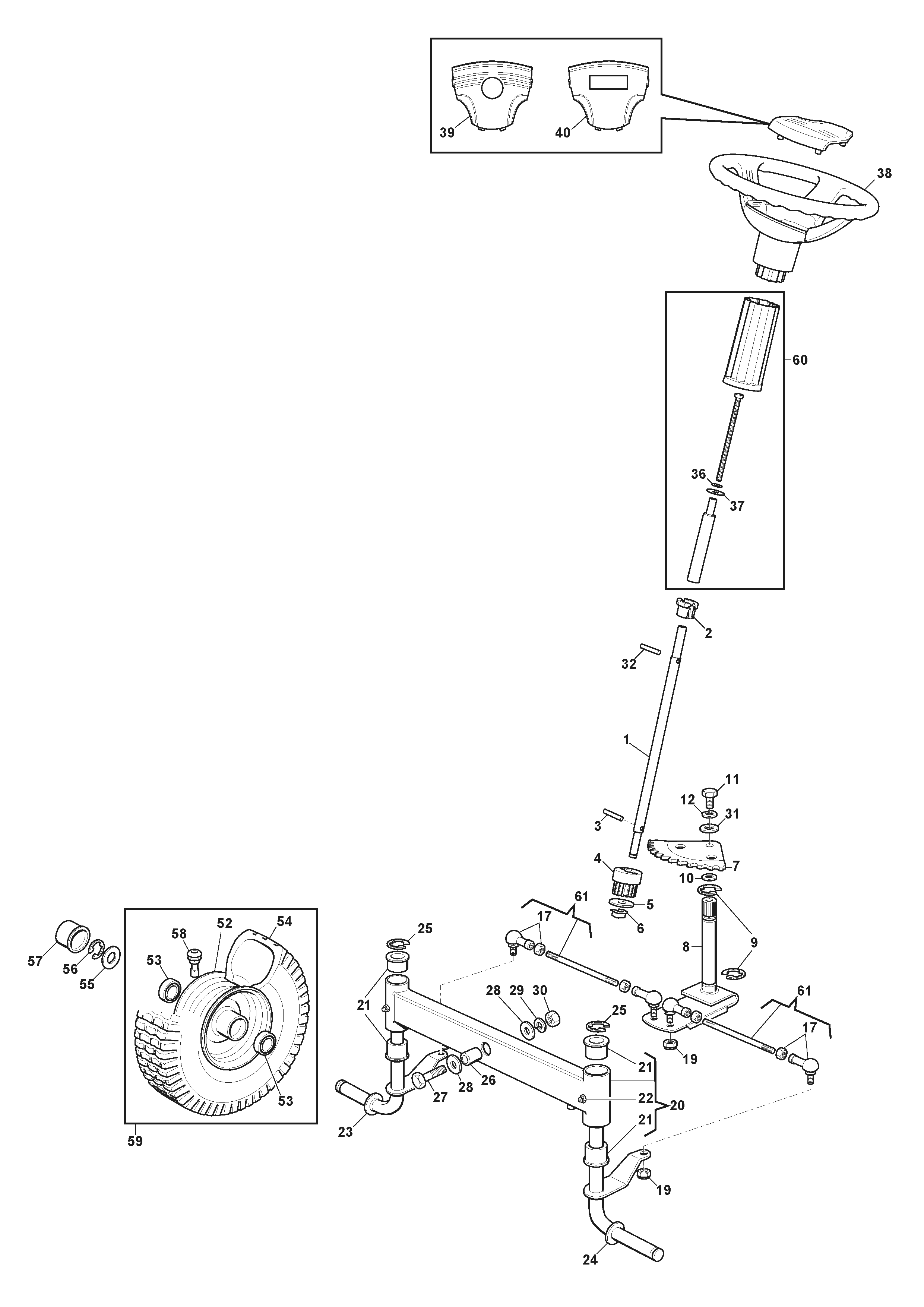 MTF 72 H - Steering