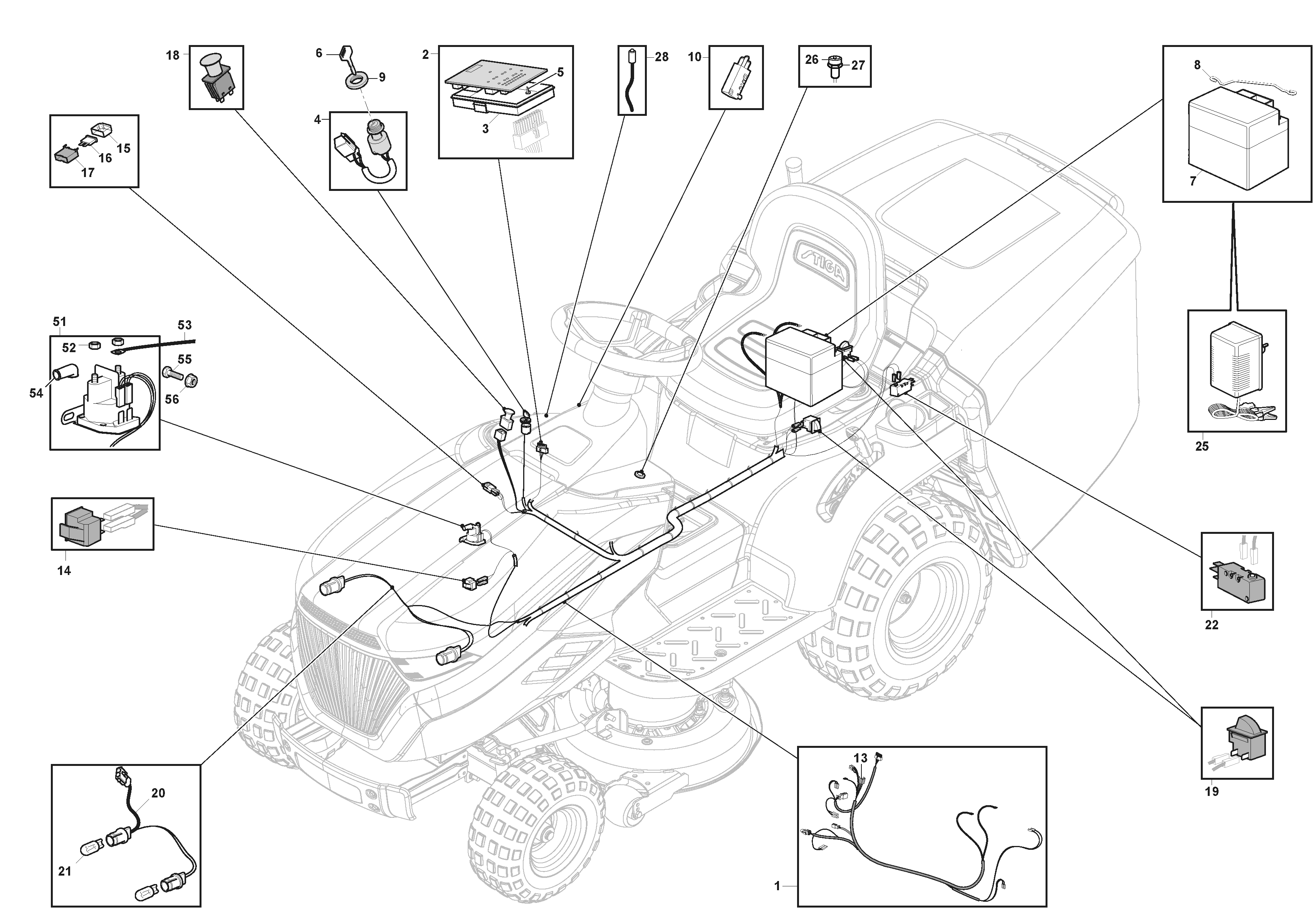 MTF 84 H - Electrical Parts