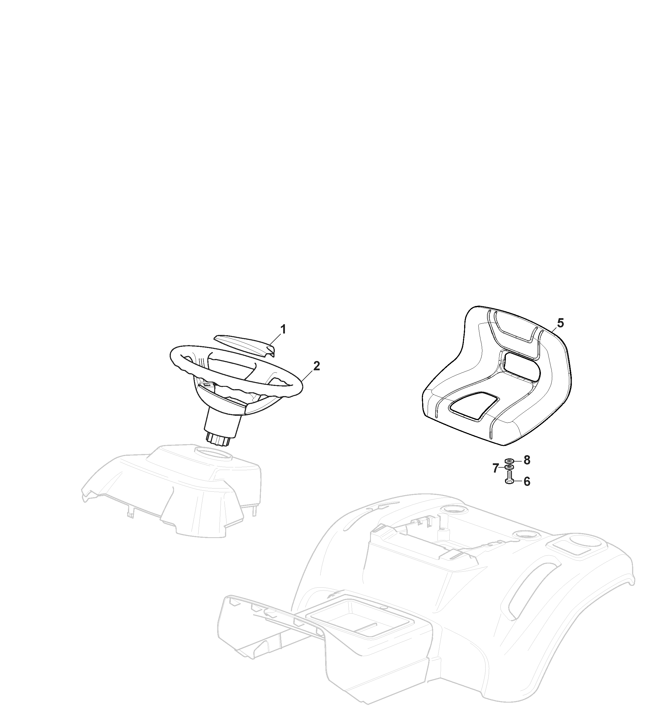 MTF 84 H - Seat & Steering Wheel