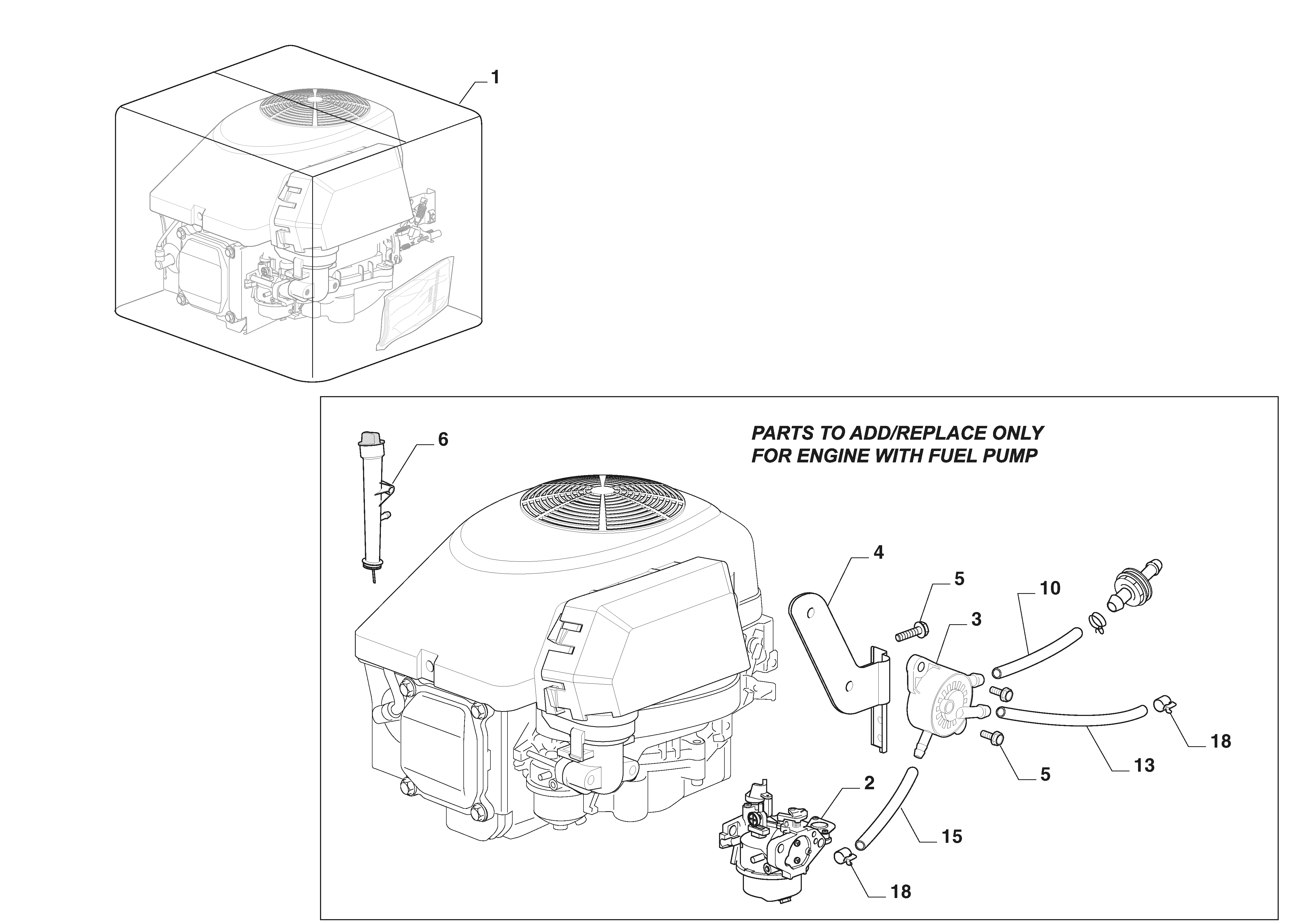 MTF 84 H - Engine, Fuel Pump