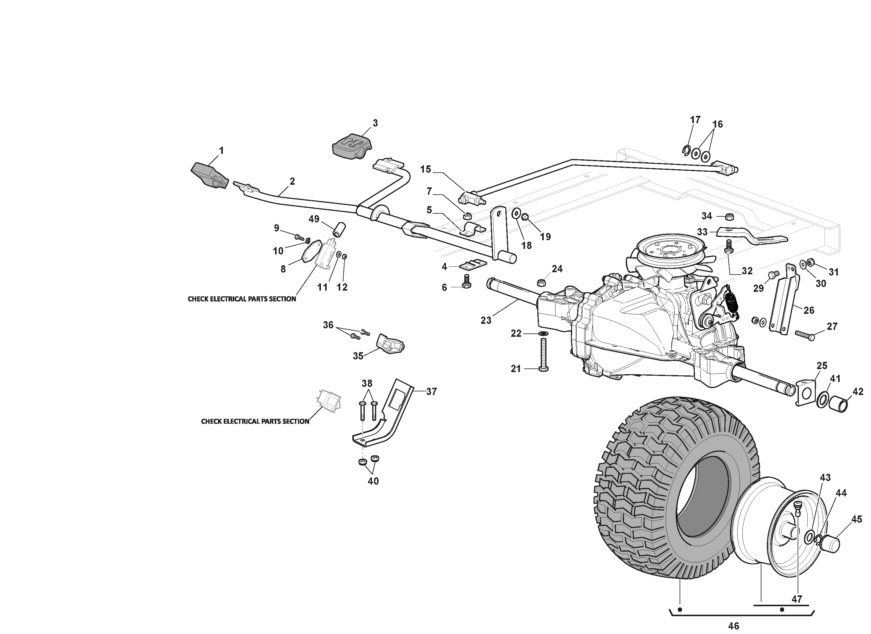 MTF 84 H - Hydrostatic Transmission - Loncin