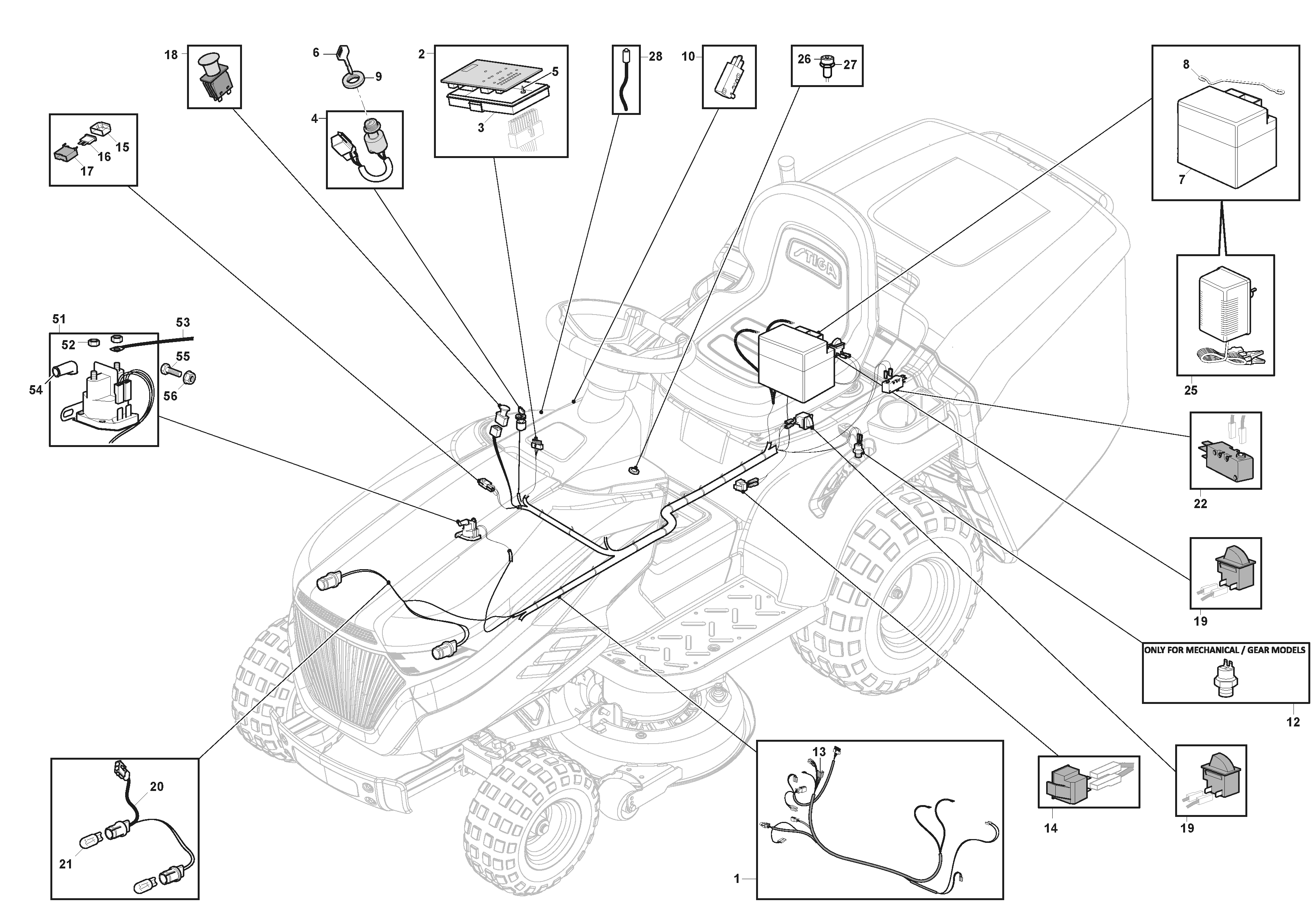 MTF 84 M - Electrical Parts