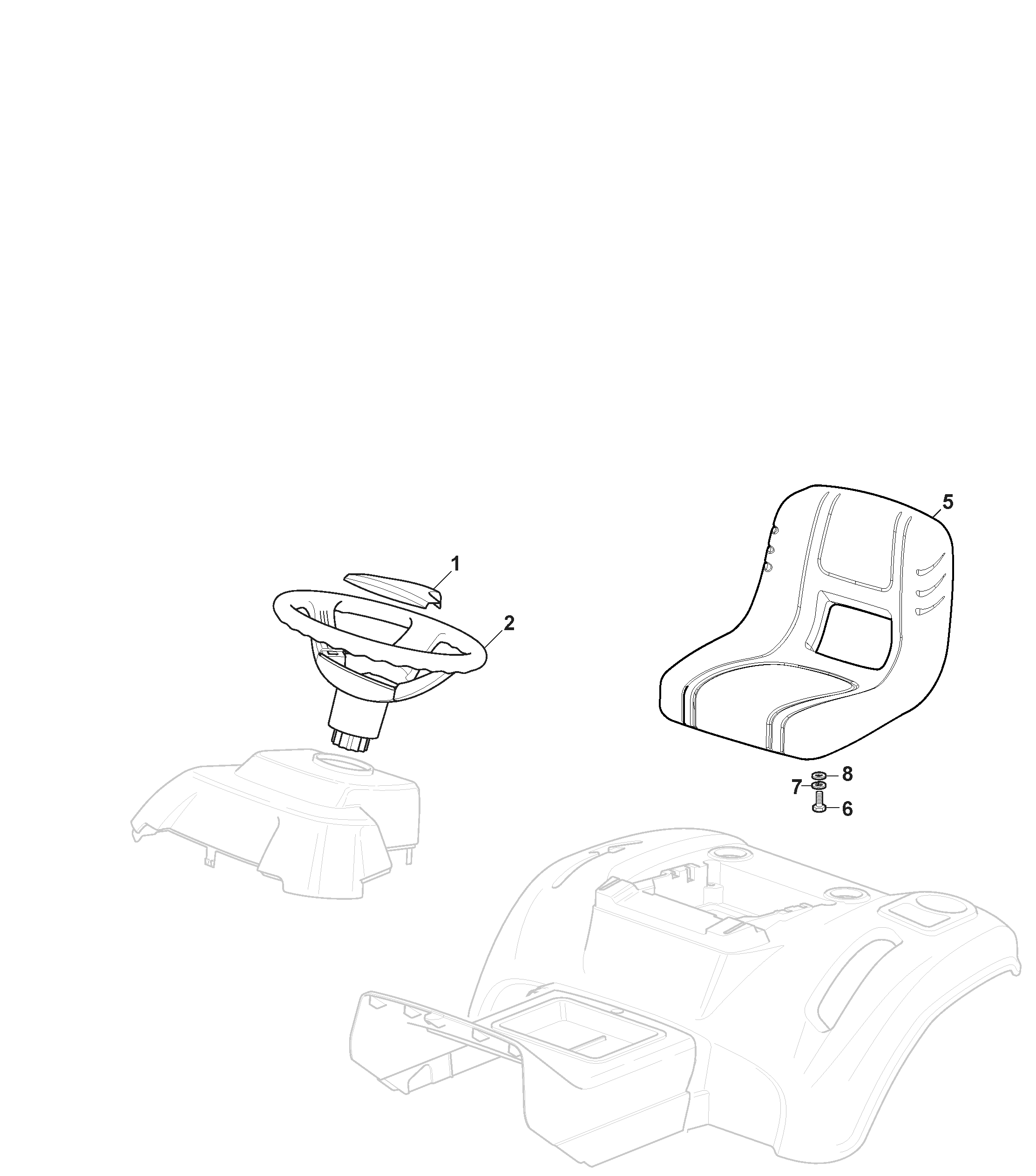 MTF 98H SD - Seat and Steering Wheel 