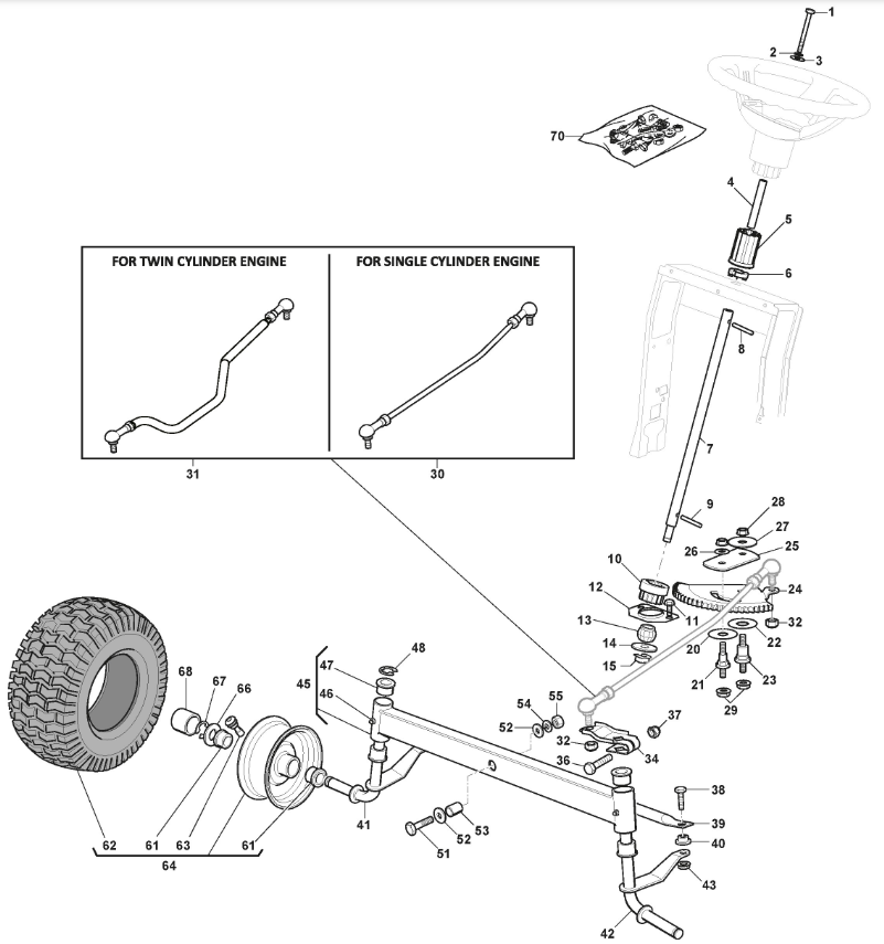 MTF 98H SD - Steering