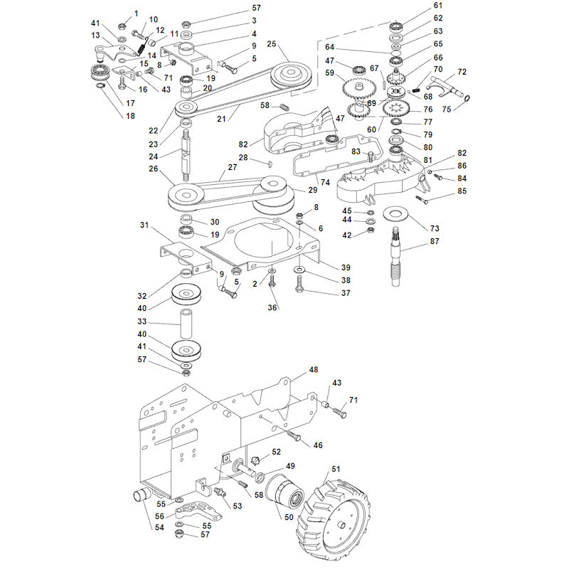 Mountfield Manor 95H 219510033/M10 Chassis Spares