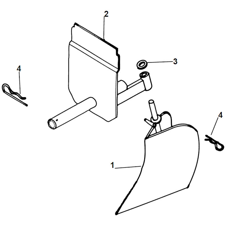 Mountfield Manor 95H 219510033/M10 Ridging Plough Spares