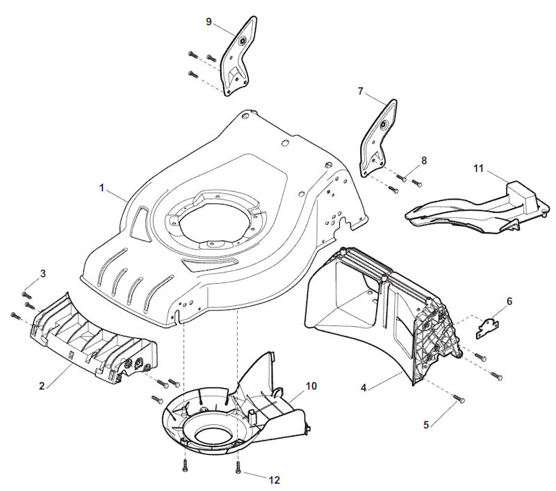 Mountfield S42HPLI 295431003/M16 Chassis Spares