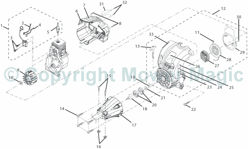 Ryobi PBC3046B 1