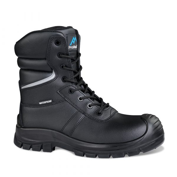 ProMan PM5008 Delaware High Leg Waterproof Safety Boot with Side Zip Size 3