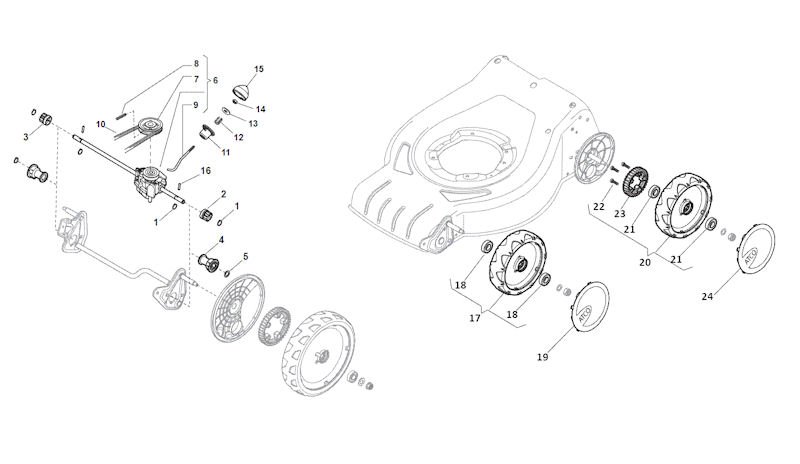 Quattro 16S Transmission