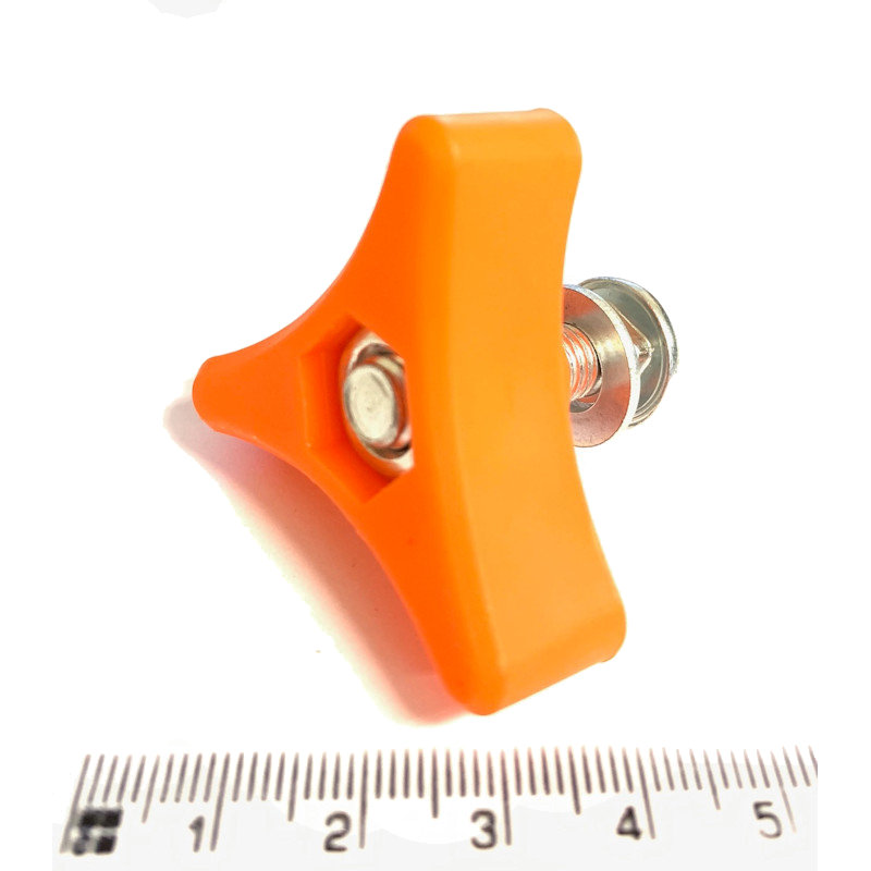 Universal Handwheel Handle Knob - Orange  (1 side)