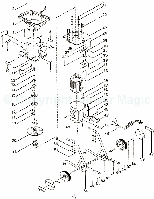 Ryobi RGS1500, 1