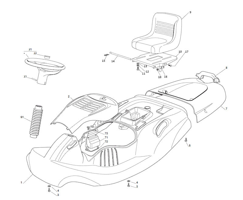 Rider 25 Bodywork