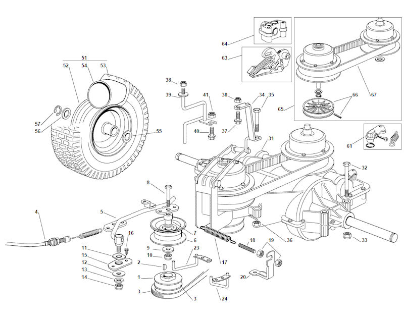 Rider 25 Transmission