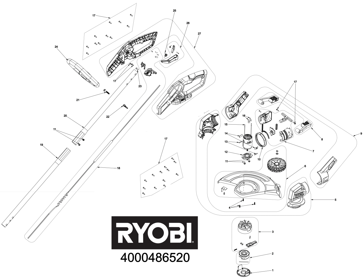 RY18LT33A-0 ONE+ EDGE LINE TRIMMER