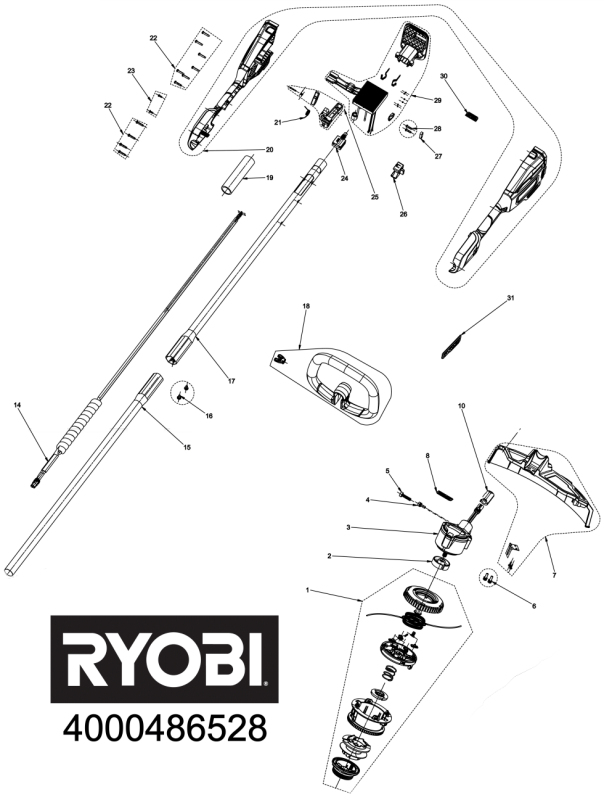 RY18LTX38A-0 ONE+ WSPER LINE TRIMMER