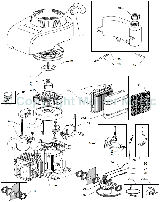 Engine - GGP WBE0702