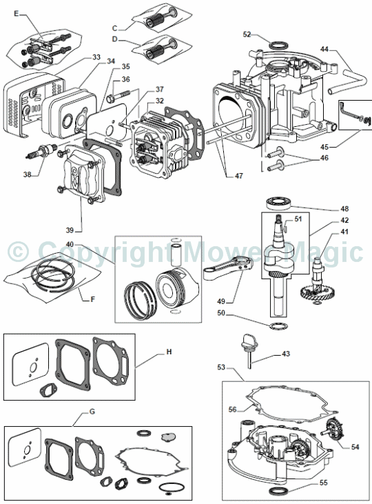 Engine - GGP WBE0702 continued