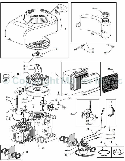 Engine - GGP WBE0702