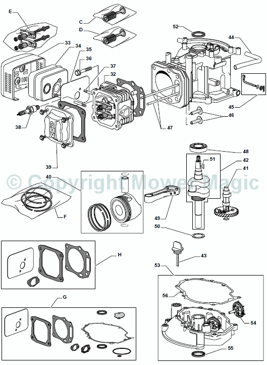 Engine - GGP WBE0702 continued