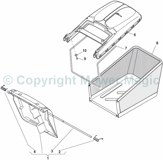 Mountfield S461PD, Grass-Catcher