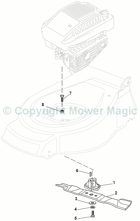 Blade - Mountfield S461R HP (2010 - 2011) 294486043/M10