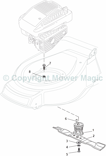 Blade - Mountfield S461R PD (2010 - 2011) 294489043/M10