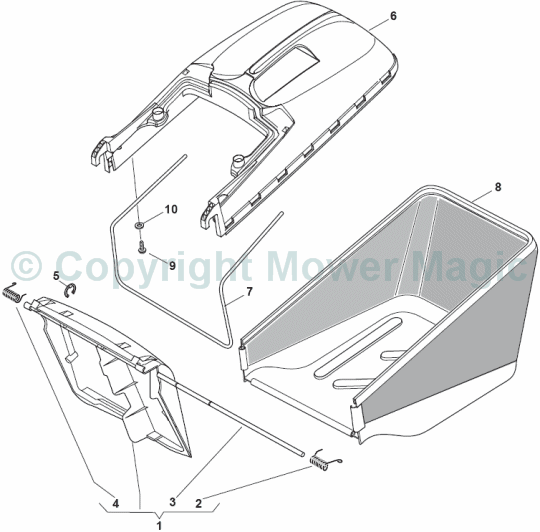 Grass-Catcher - Mountfield S461R PD (2010 - 2011) 294489043/M10