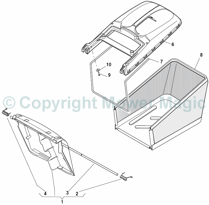 Grass-Catcher - Mountfield S464PD (2010 - 2011) 299483043/M10