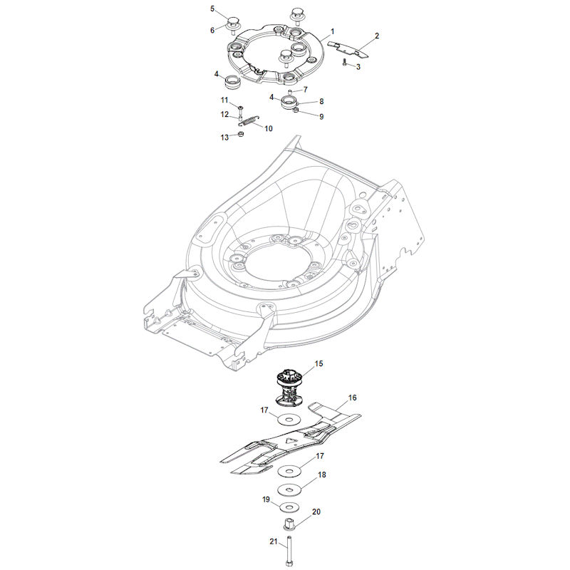 Mountfield S501RPD 294519043/M16 Blade Spares