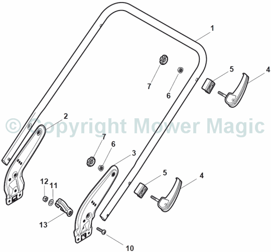 S510PD, Handle Lower Part S510PD, Handle Lower Part