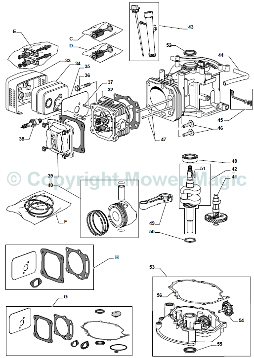 S511 PD, Engine - GGP WBE0701 continued S511 PD, Engine - GGP WBE0701 continued
