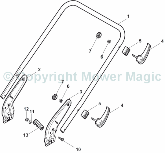 S511 PD, Handle Lower Part S511 PD, Handle Lower Part
