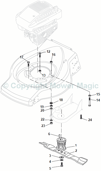 Blade - Mountfield SP184 V35 (2010 - 2011) 299274643/SF