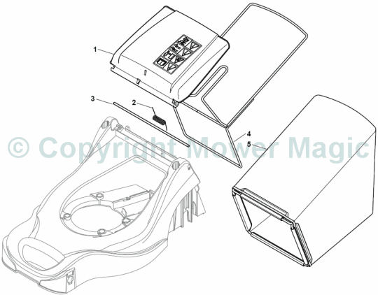 Grass-Catcher - Mountfield SP414 RS100 OHV (2011) 297412043/BQ Grass-Catcher - Mountfield SP414 RS100 OHV (2011) 297412043/BQ