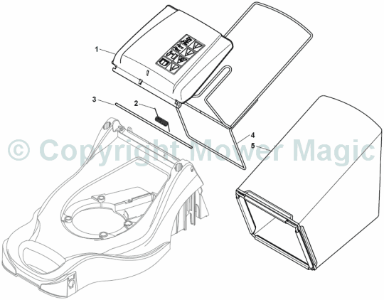 Grass-Catcher - Mountfield SP414 V35 (2011) 297412143/BQ Grass-Catcher - Mountfield SP414 V35 (2011) 297412143/BQ
