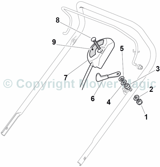 Controls - Mountfield SP425 (2011) 294435038/M10