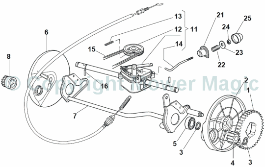 Rear Drive - Mountfield SP425 (2011) 294435038/M10