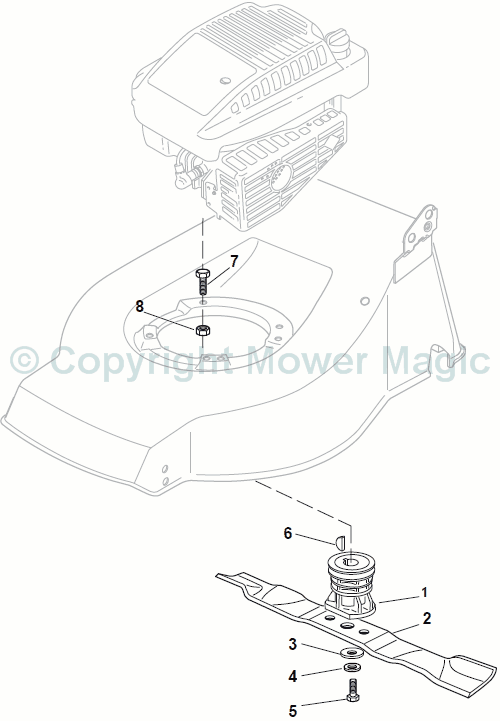 Blade - Mountfield SP425 (2011) 294435038/M10