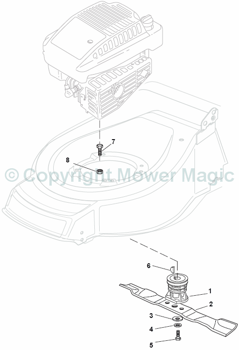 Blade - Mountfield SP465R (2011) 294489038/UM8