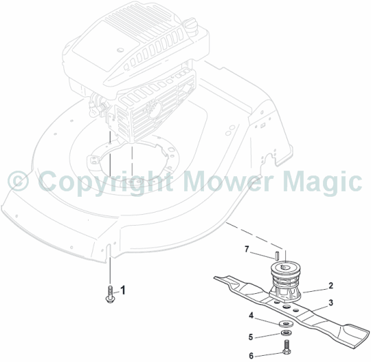 Blade - Mountfield SP465 (2011) 299482338/M10