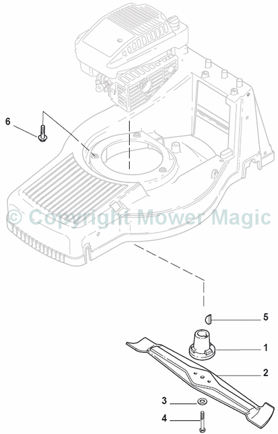 Blade - Mountfield SP505R (2011) 292505038/M11