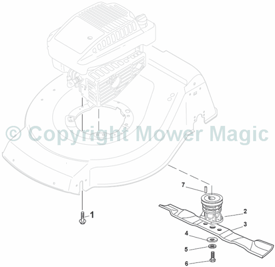 Blade - Mountfield SP535HW4S (2011) Version 299537038/M11