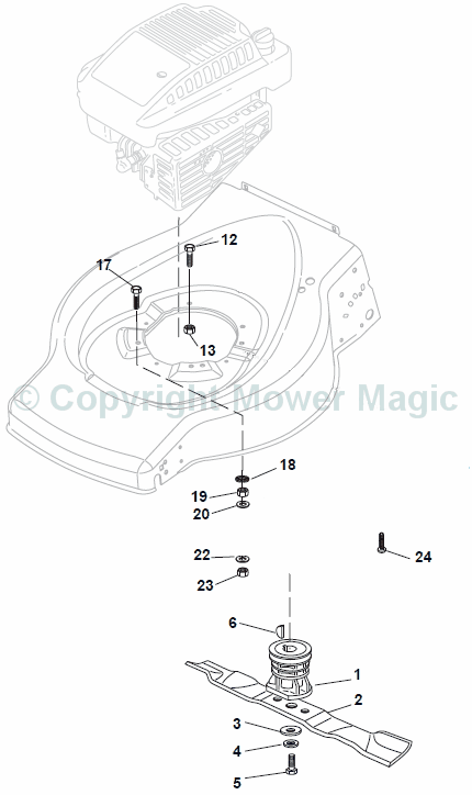 Blade - Mountfield SP536 (2009 - 2010 - 2011) 299265448/BQ